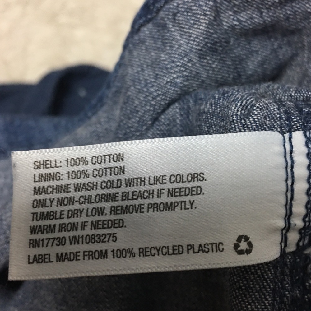 Universal Thread Sleeveless Button Down Denim Blu… - image 8